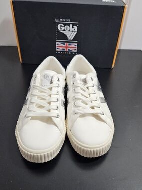 NIB Women's Gola Tennis Mark Cox Plimsolls Sneakers Size 8